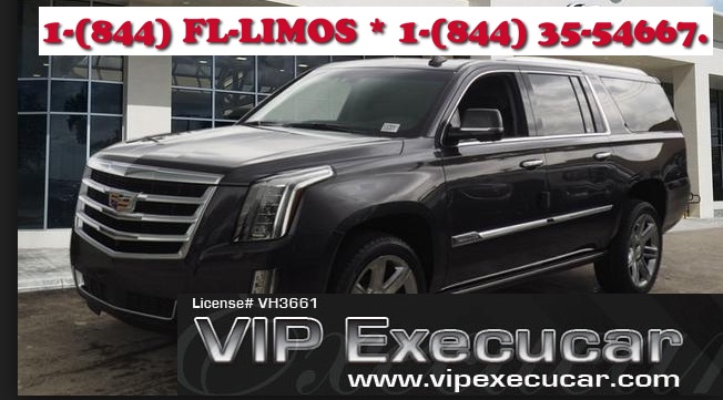 Cadillac Escalade Limo in Fort Lauderdale for Rent 